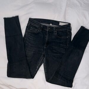 Rag & Bone Skinny Jeans Black Wash 27
